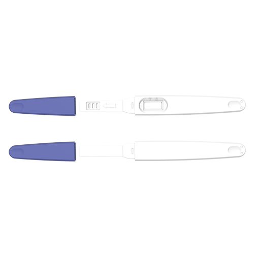 Pregnancy test stick is to detect the presence of hCG, which is produced by the placenta after a fertilized egg implants in the uterus. The level of hCG doubles every 48 hours after conception